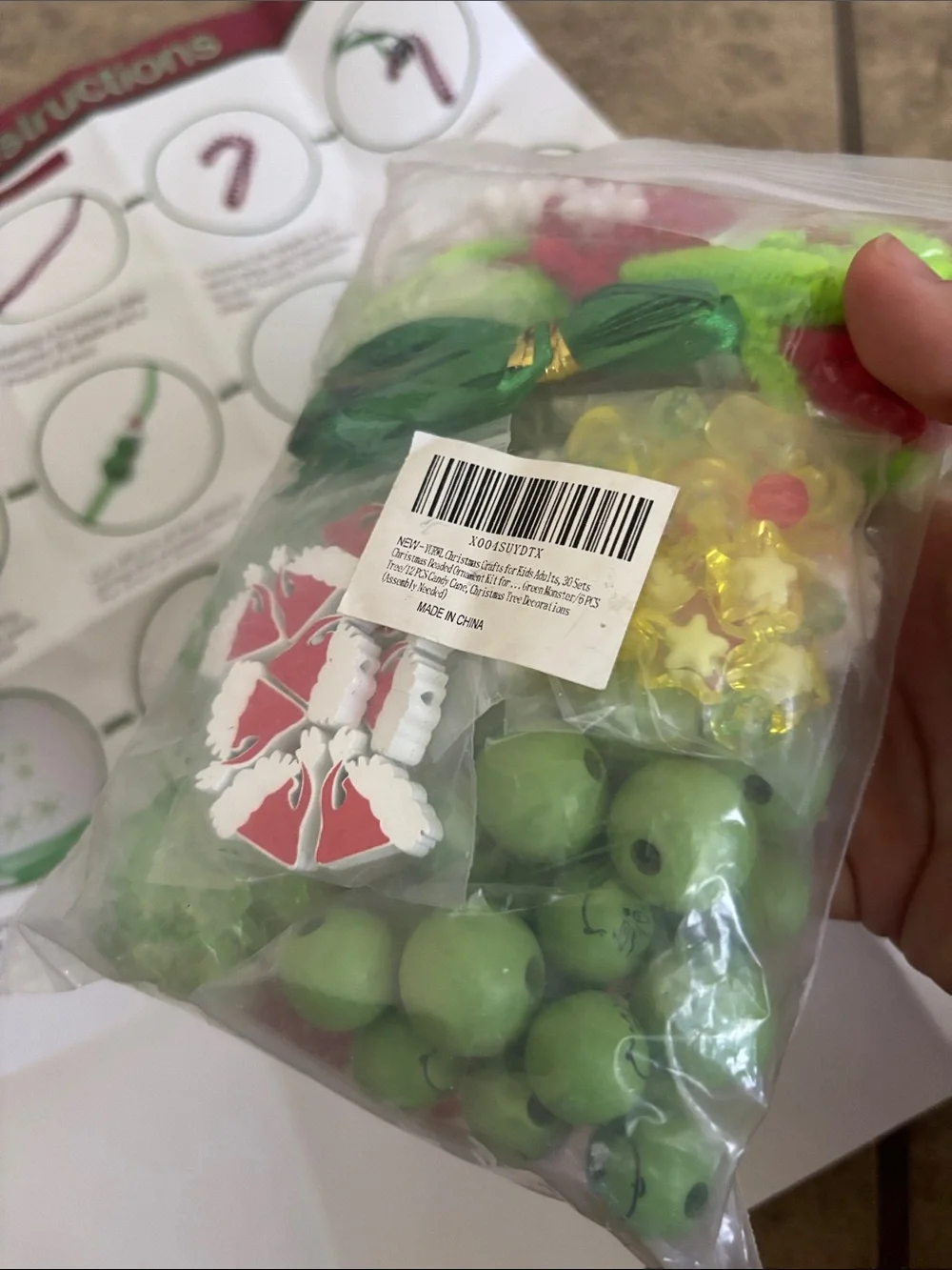 Grinch Themed Craft Kit